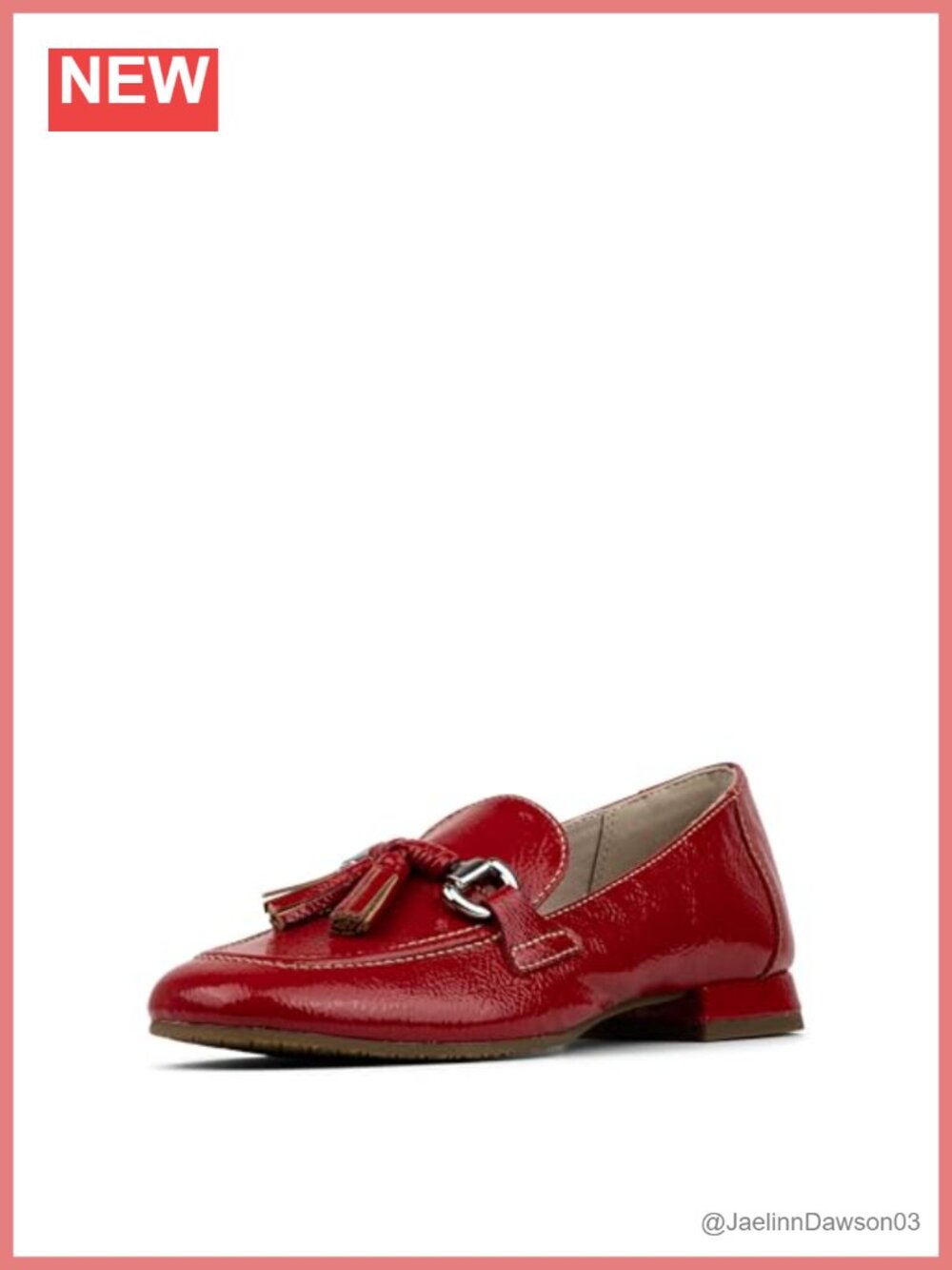 Dressy Slip-On Loafers with Tassel Detail - Faux Leather, Memory Foam